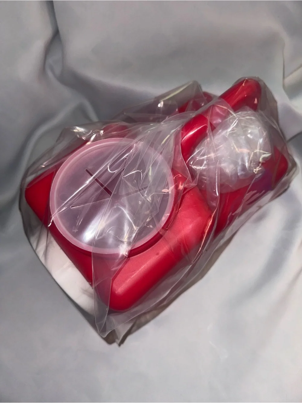 PureWay Red Sharps Disposal Container - Handheld 1.2 Gallon